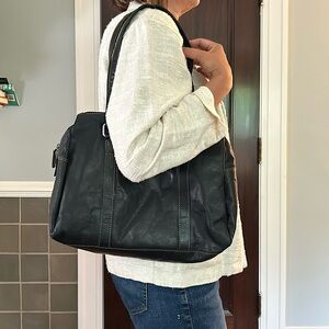 Jack George’s genuine leather satchel handbag